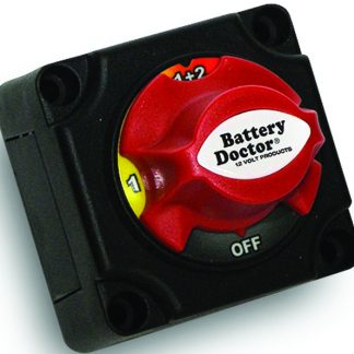 Mstr Batt Disconnect Switch-Off/1/both/2- Knob & Bottom Cover-Retail Pkg