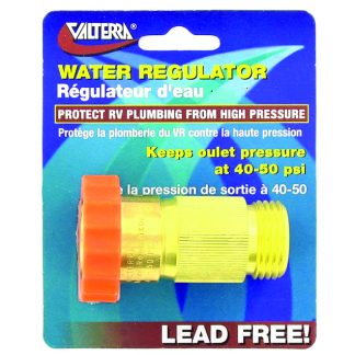 Water Regulator, Brass, Carded