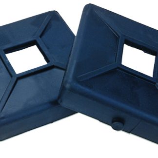 4 Rubber Bumper Plug W/Tabs, 2/Pkg