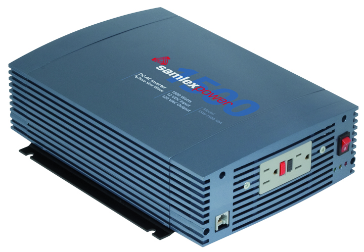 Pure Sine Inverter 1500W, 12V, 120VAC, Includes LCD Remote, ETL Listed
