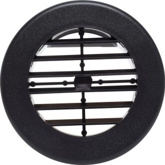A/C Register, Non-Dampered, Black, Carded