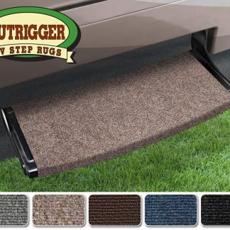 Outrigger Radius Xt RV Step Rug (22u201d Wide) Walnut Brown