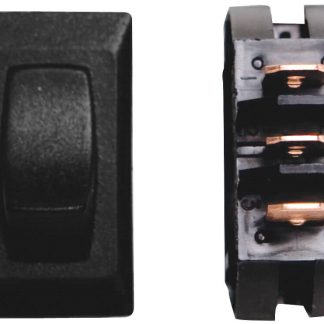On/Off/On Switch - Black, Carded