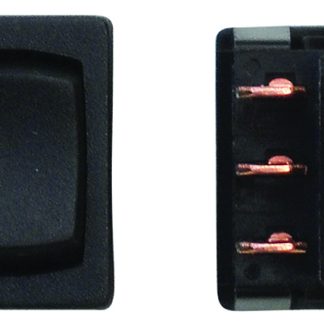 Black, DPDT Switch, 1-Carded