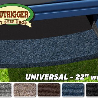 Outrigger Universal RV Step Rug (22 wide) - Atlantic Blue