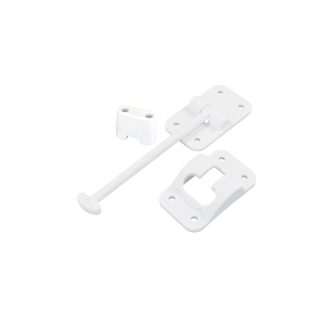 6 T-Style Door Holder W/Bumper Polar White