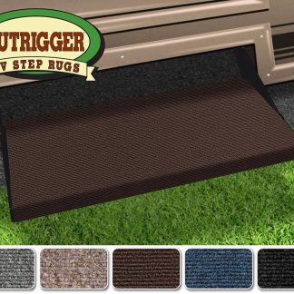 Outrigger RV Step Rug (23 Wide) - Chocolate Brown
