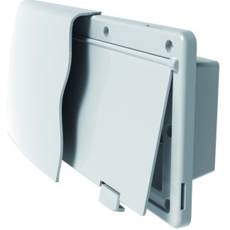 Range Vent 5/8 Flange, White