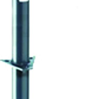 A-Frame Jack, Topwind, 8.4 Bracket To Ground Retracted, 2,000 Lbs. Lift Cap., - Zinc Plated