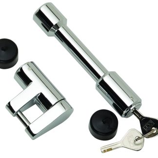 5/8 Chrome Dogbone Lock W/ Chrome Coupler Lock