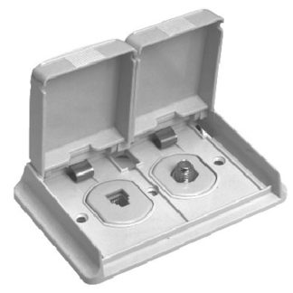 Outdoor Receptacle, Tv/telephone, White