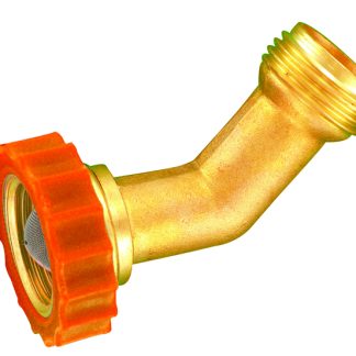 Hose Saver 45u00b0 Brass, Carded