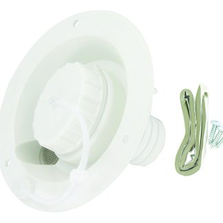Gravity Water Inlet, White, Carded