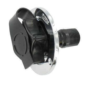 Water Inlet, 2-3/4 Die Cast Flange, MPT, Silver, Bulk