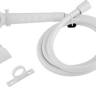 RV Shower Head & Hose - White