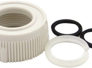 Spout Nut And Rings Replacement Kit - White