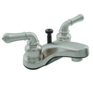 Classical RV Lavatory Faucet W/ Diverter - Brushed Satin Nickel