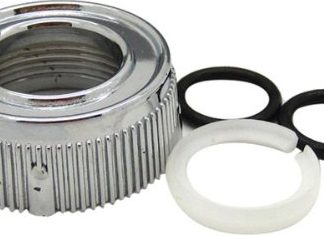 Spout Nut And Rings Replacement Kit - Chrome Polished