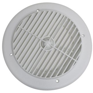 Air Port Louvered 4 Plastic, White, Carded