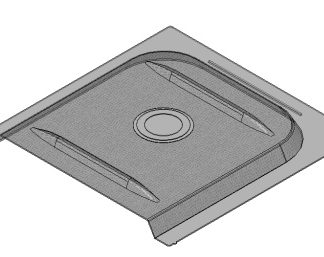 Screen Door Bubble Slider Panel, Clear