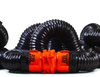 Rhinoflex 20' Sewer Hose Kit W/ 4n1, Elbow, Caps