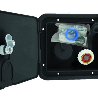 Gravity/brass City Water Inlet Hatch, Black, Carded