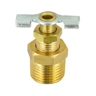 Water Heater Drain Valve, 1/2, Carded