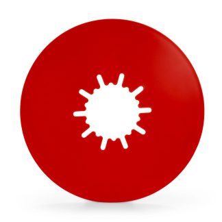 10 Premium Fifth Wheel Lube Plate, Red W/ PTFE