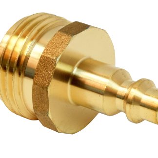 Blow Out Plug W/quick Connect, Brass, Carded