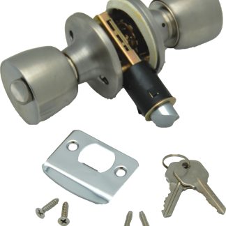 Entrance Lock Set Knob - Stainless Steel
