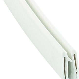 Clip On Trim White Od 9/16x1/4x50'  Id 1/3x5/64x50'