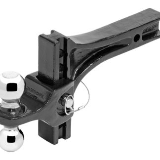 Adjustable Dual Ball Mount System, 2 Sq. Shank, 2 Ball 10,000 Lbs. (gtw), 2-5/16 Ball 14,000 Lbs. (gtw)