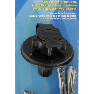 Water Inlet, 2-3/4 MPT, Plastic, Black, Carded