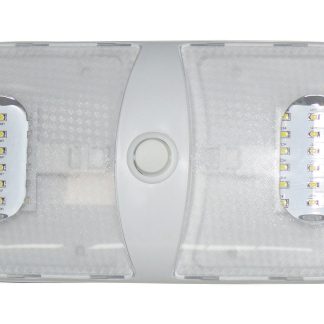 Slim Line Double Dome LED Light Daylight 5500K 350 Lumens