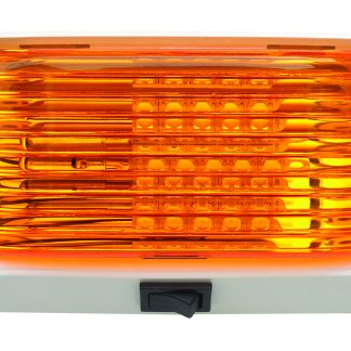 LED Porchlight W/Switch Amber Lens 175 Lumens