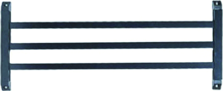 RV Screen Door Push Bar Black