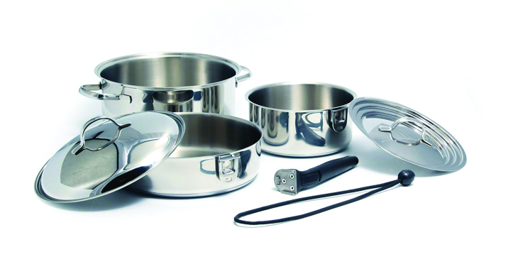 Ss Cookware, 7 Pc Nesting Set (camco)
