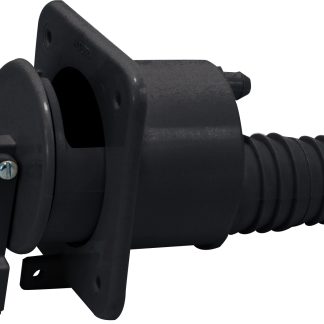 Gravity Water Fill Flush Mount Telescoping, Black, Bulk