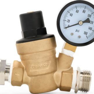 Adjustable Water Pressure Regulator Brass Llc