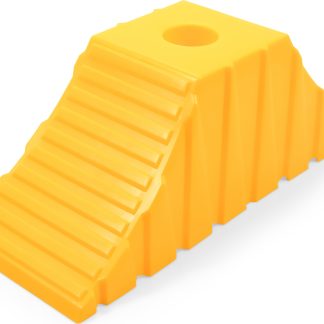 Tandem Wheel Chock, Yellow