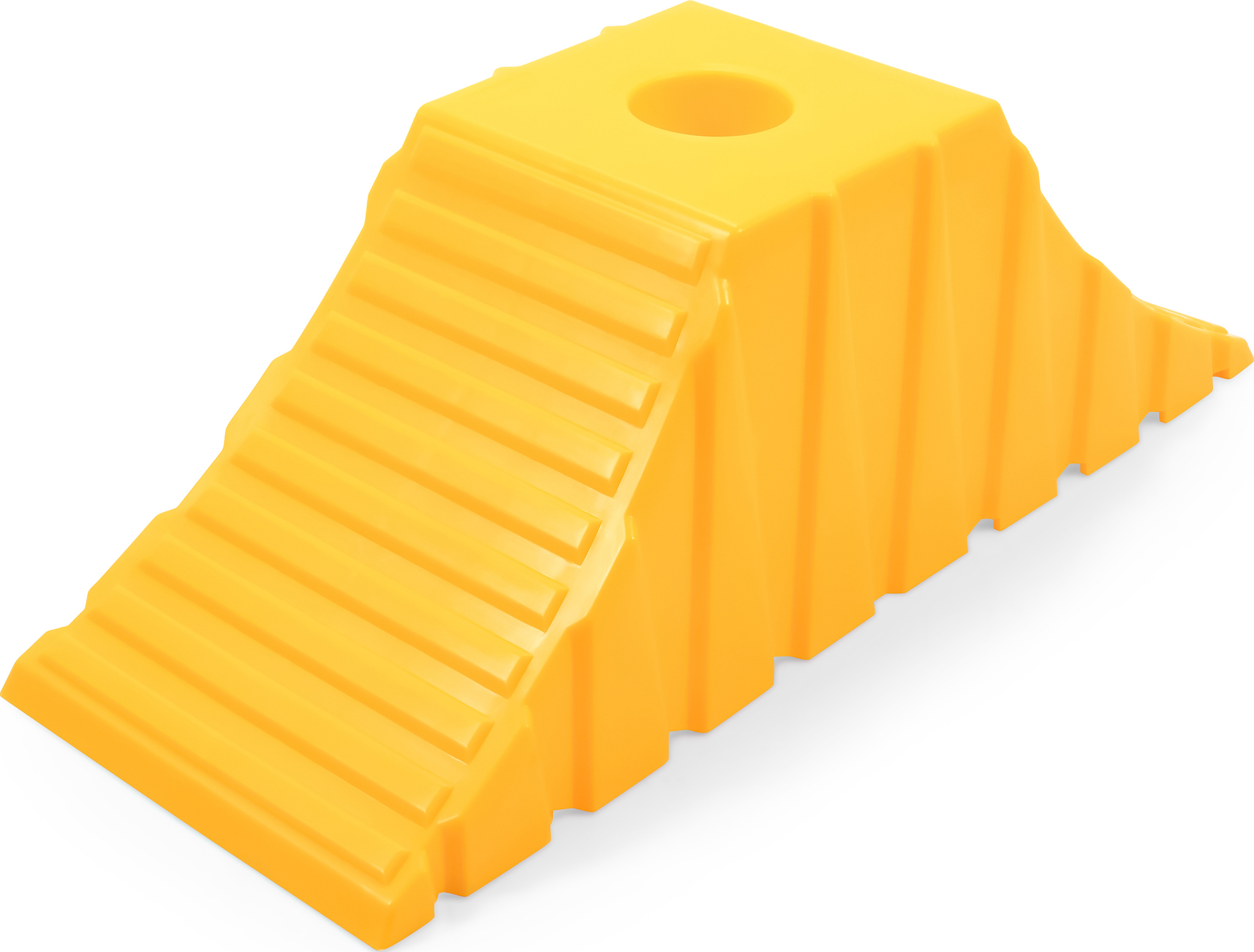 Tandem Wheel Chock, Yellow