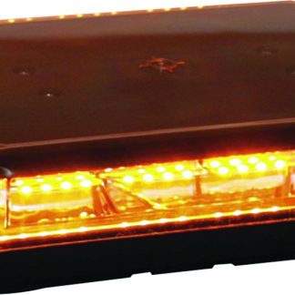 Amber Hexagonal Mini Light Bar With 56 LEDs - 15 X 8.75 X 3