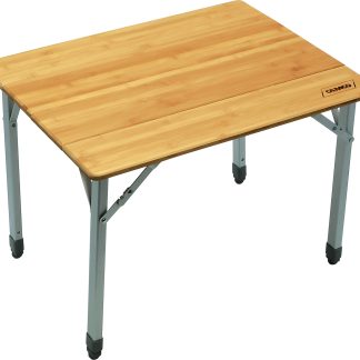 Bamboo Folding Table Adj Height Compact (25.5x19.75x18-25.5)