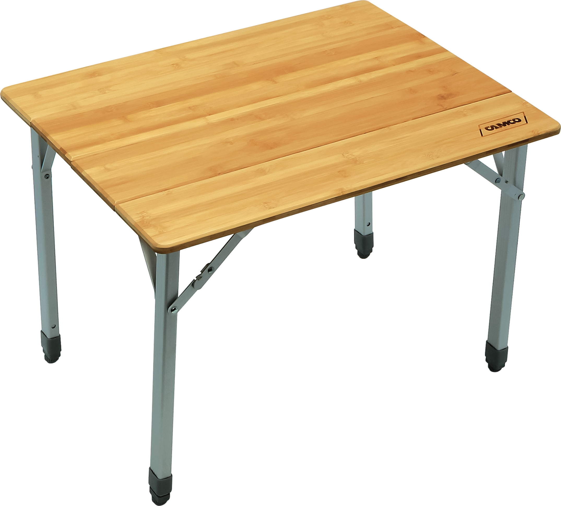 Bamboo Folding Table Adj Height Compact (25.5x19.75x18-25.5)