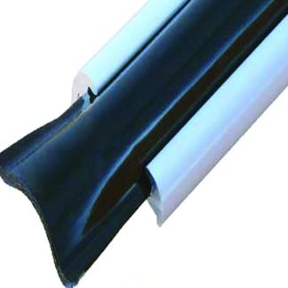 Narrow Vinyl Insert Trim Molding - 3/4 X 25' - Col White