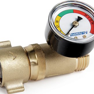 Brass Water Pressure Regulator With Gauge Llc