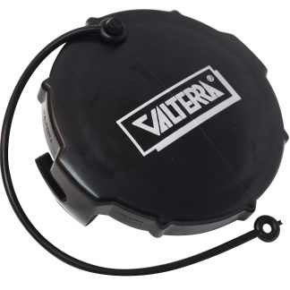 Waste Valve Cap, 3, Black, Bulk