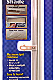 Lights Out Vent Shade Retractable - Cream