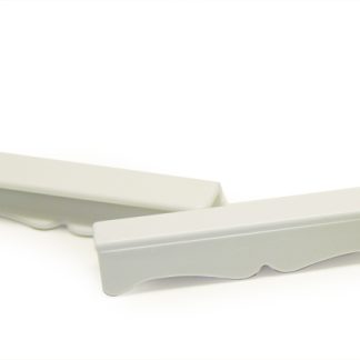 Screen Door Handles, White 2/card