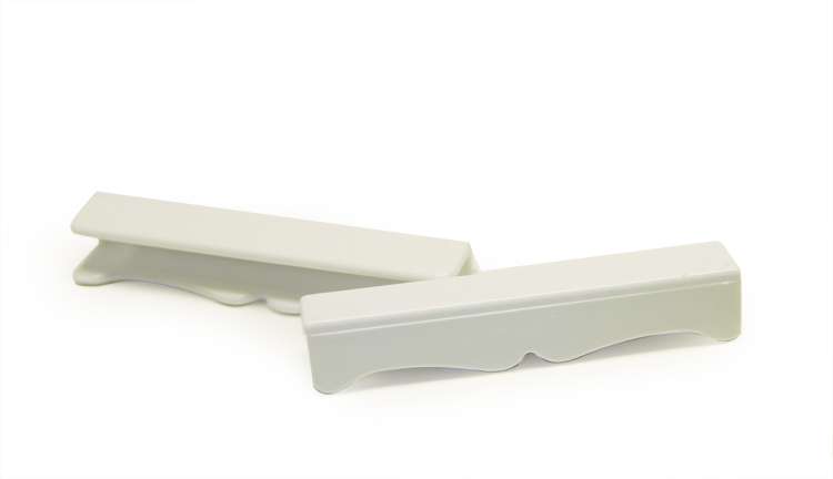 Screen Door Handles, White 2/card